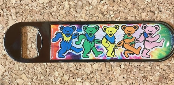 Grateful Dead - Abrebotellas magnético con osos danzantes