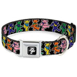 Grateful Dead - Dancing Bears Dog Collar - Small (fits 9’’-15’’ neck) - Pet Gear