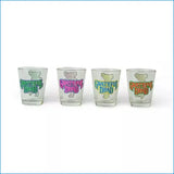 Grateful Dead - Dancing Bears Shot Glass Set of 4 - Gratefuldeadshop.com