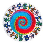 Grateful Dead - Dancing Bears Spiral Iron On Patch - Patches