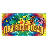 Grateful Dead - Dancing Bears Tie Dye Sticker - Sticker