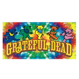 Grateful Dead - Dancing Bears Tie Dye Sticker - Sticker