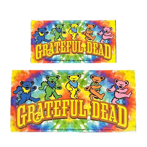 Grateful Dead - Dancing Bears Tie Dye Sticker - Sticker