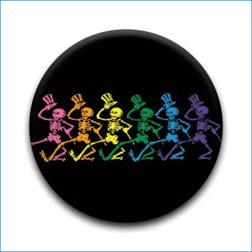 Gd Shop Button Grateful Dead Dancing Skeletons Button | gratefuldeadshop.com