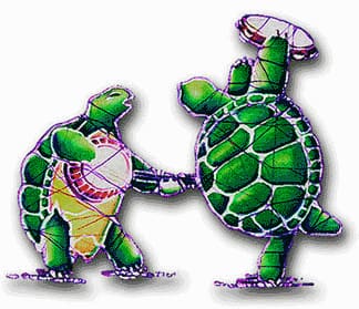 Grateful Dead - Dancing Terrapins Sticker - Sticker