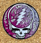 Grateful Dead - Danny Steinman Steal Your Face Sticker - Sticker