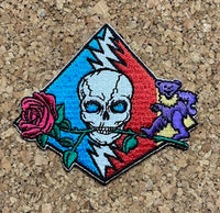 Grateful Dead - Diamond Embroidered Patch