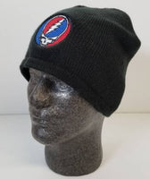 Grateful Dead - Embroidered SYF Winter Beanie Hat - Black - Hats