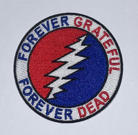 Grateful Dead - Forever Grateful Embroidered Patch - Patches