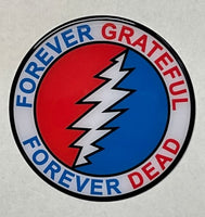 Grateful Dead - Forever Grateful Metal Sticker - Sticker