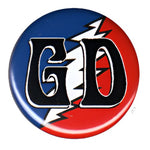 Grateful Dead - GD Bolt Button - Buttons & Pins