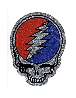 Grateful Dead - Glitter Steal Your Face Die Cut Sticker - Sticker