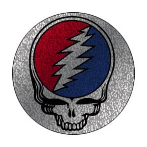 Grateful Dead - Glitter SYF Button - Buttons & Pins