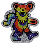 Grateful Dead - Glitter Tie Dye Dancing Bear Sticker - Sticker