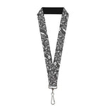 Grateful Dead - Grey SYF Stacked Lanyard - Keychains