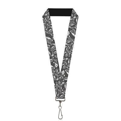 Grateful Dead - Grey SYF Stacked Lanyard - Keychains