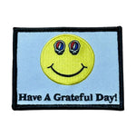 Grateful Dead - Have A Grateful Day Smiley Face Patch - Patches