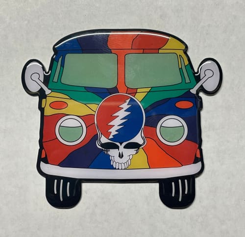 Grateful Dead - He’s Gone VW Bus Metal Sticker - Sticker