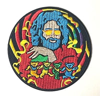 Grateful Dead - Jerry Garcia & Dancing Bears Patch - Patches