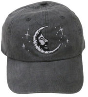 Grateful Dead - Jerry Garcia Moon Baseball Hat - Charcoal Grey - Hats