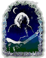 Grateful Dead - Jerry Garcia Under the Moon Sticker - Sticker