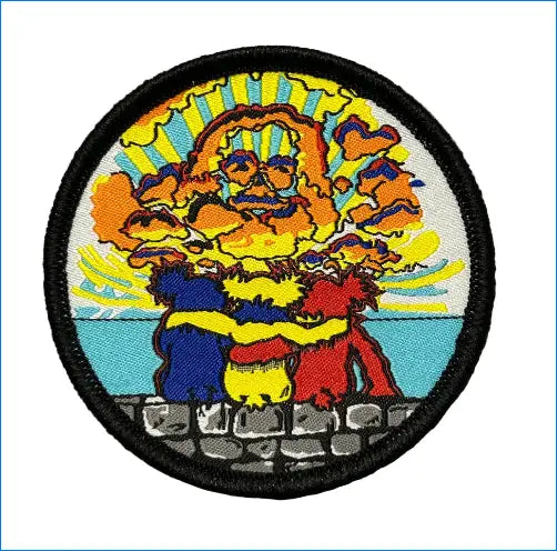 Grateful Dead Jerry in Clouds Iron on Patch Merchandise