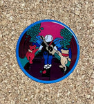 Grateful Dead - Jerry Walking with Bears Metal Sticker - Sticker