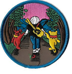 Grateful Dead - Jerry Walking With Bears Patch - Patches