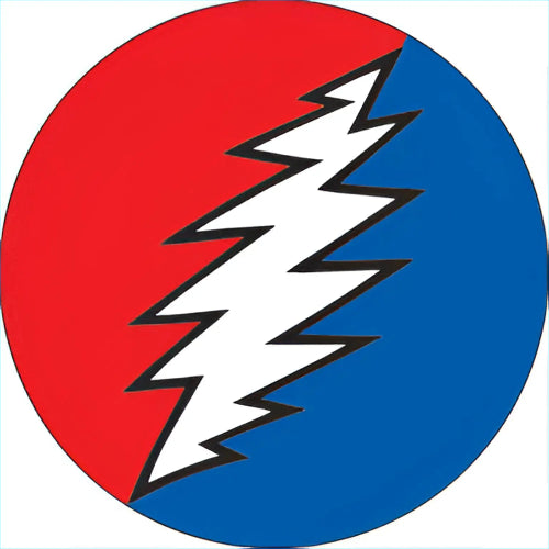 Grateful Dead Lightning Bolt Button Merchandise