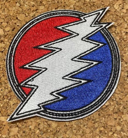 Grateful Dead - Lightning Bolt Embroidered Patch - Patches