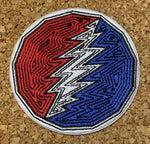 Grateful Dead - Lightning Bolt Maze Embroidered Patch - Patches