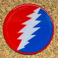 Grateful Dead - Lightning Bolt Metal Sticker - gratefuldeadshop.com