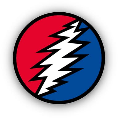 Grateful Dead - Lightning Bolt Sticker - Sticker