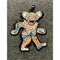 Grateful Dead - Limited Edition Dancing Bear Pendant by Danny Steinman - Brooches & Lapel Pins