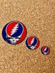 Grateful Dead - Metal Steal Your Face Sticker - Sticker