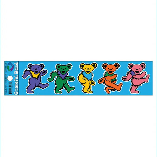 Grateful Dead Mini Dancing Bears Sticker | gratefuldeadshop.com