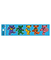 Grateful Dead - Mini Dancing Bears Bumper Sticker - Sticker