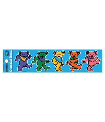 Grateful Dead - Mini Dancing Bears Bumper Sticker - Sticker