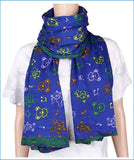 Grateful Dead - Musical Dancing Bears Fashion Scarf - Gratefuldeadshop.com