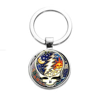 Grateful Dead - Night/Day Steal Your Face Key Ring - Keychains