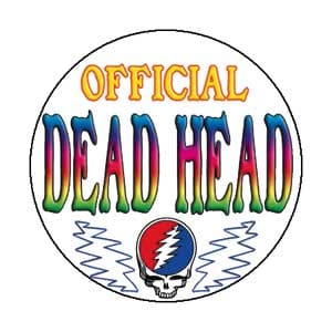 Grateful Dead - Official Deadhead Button - Buttons & Pins