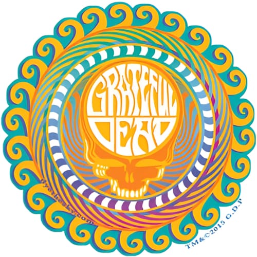 Grateful Dead - Orange Sunshine Steal Your Face Decal Sticker - Sticker