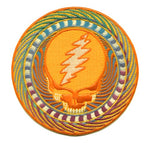 Grateful Dead - Orange Sunshine Steal Your Face Patch - Patches