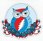 Grateful Dead - Grateful Owl Sticker - Sticker