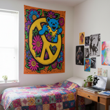Grateful Dead - Peace Bears Tapestry Wall Hanging
