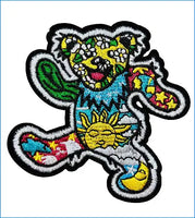 Grateful Dead - Psychedelic Dancing Bear Patch - gratefuldeadshop.com
