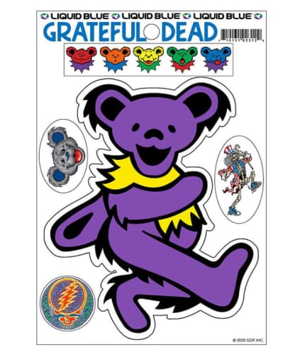 Grateful Dead - Purple Dancing Bear Sticker - Sticker