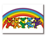 Grateful Dead - Rainbow Dancing Bears Magnet