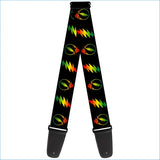 Grateful Dead - Rasta SYF Guitar Strap - Gratefuldeadshop.com