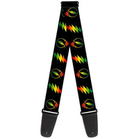 Grateful Dead - Rasta SYF Guitar Strap - Accessories